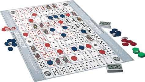 Buy ਜੈਕਸ ਜੰਬੋ ਸੀਕੁਏਂਸ ਗੇਮ - ਕੁਸ਼ੀਅਨ ਮੈਟ, ਕਾਰਡਸ ਅਤੇ ਚਿਪਸ ਐਂਡ ਕਿੰਗਜ਼ ਇਨ ...