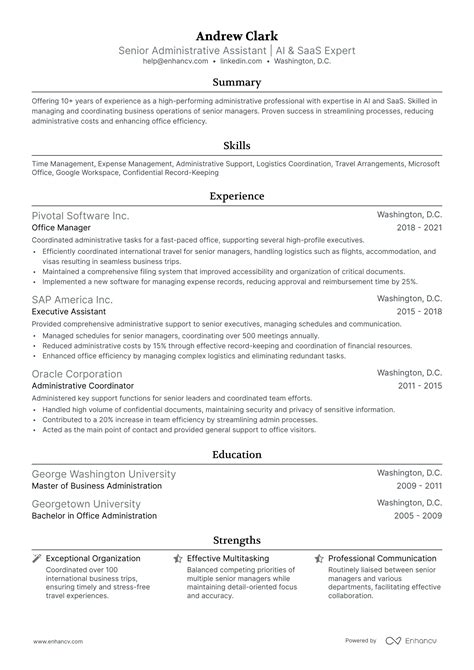 10 Executive Administrative Assistant Resume Examples & Guide for 2025