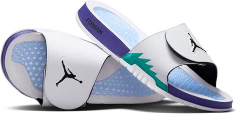 Jordan Hydro V Retro Mens Slides 555501 103 White Black | Desertcart INDIA