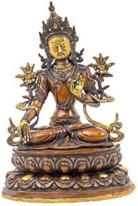 Exotic India Tibetan Buddhist Goddess White Tara - Made in Nepal ...