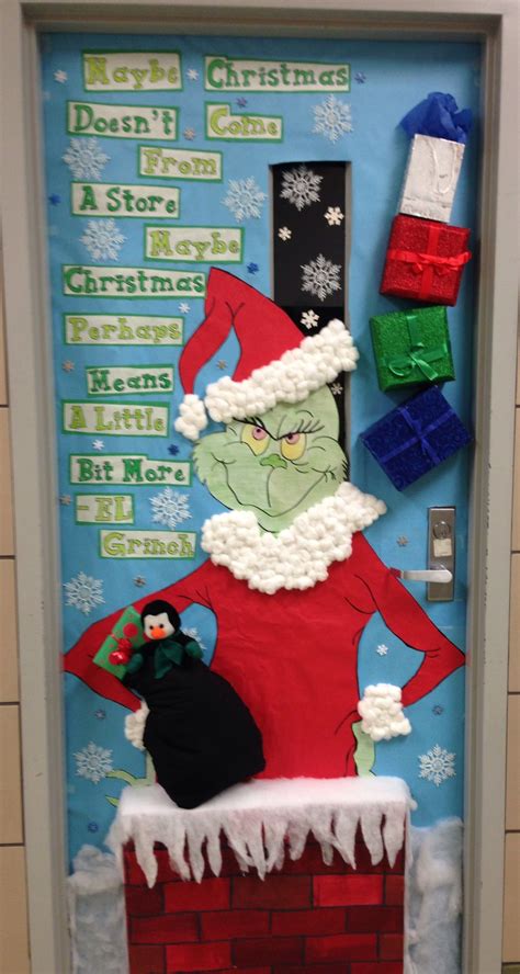 Grinch Christmas Door Decorations Ideas at Kurt Davis blog