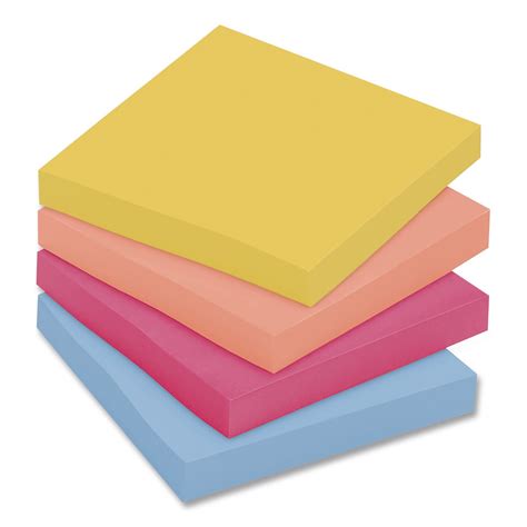 Post-it® Notes Super Sticky Note Pads in Summer Joy Collection Colors ...