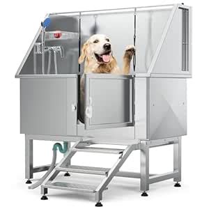 Buy YITAHOME 50" Professional Stainless Steel 304 Dog Bathing Station ...