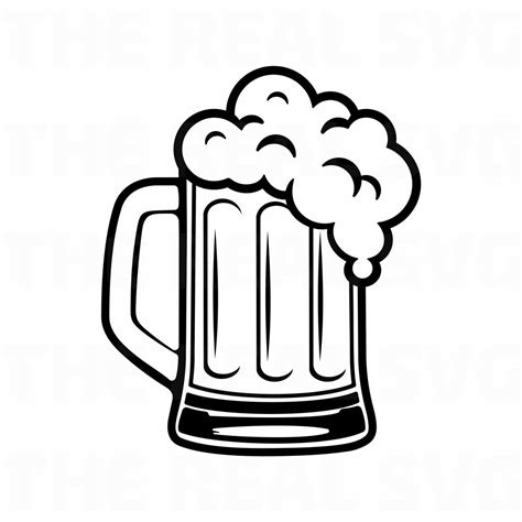 Beer Glass Clipart Black And White Collection | The Best Porn Website