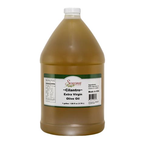 Infused Extra Virgin Olive Oil | Cilantro | 1 Gallon / 3.8 Liters - Buy ...