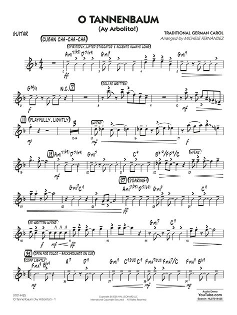 O Tannenbaum (arr. Michele Fernández) - Guitar by Traditional German ...