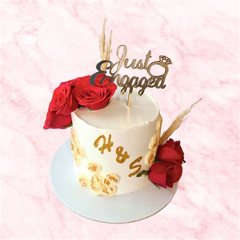 Just Engaged Rose Celebration! – legateaucakes
