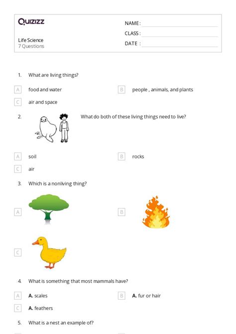 Image result for Life Science Questions