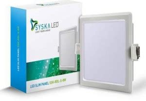 Syska SSK-RDL-S-8W-800K LED Slim Recessed Panel Lights - RDL Series ...