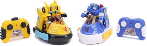 Buy Jada Toys Transformers Rescue Bots Academy Bumblebee Vs. Chase ...
