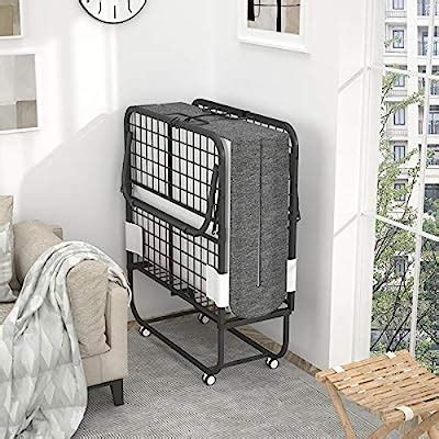 Buy Karcog Folding Bed with Mattress, Rollaway Bed Storage Cover ...