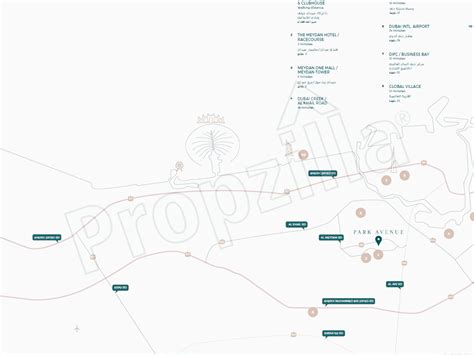 Azizi Park Avenue in Meydan, MBR City, Dubai | Price list