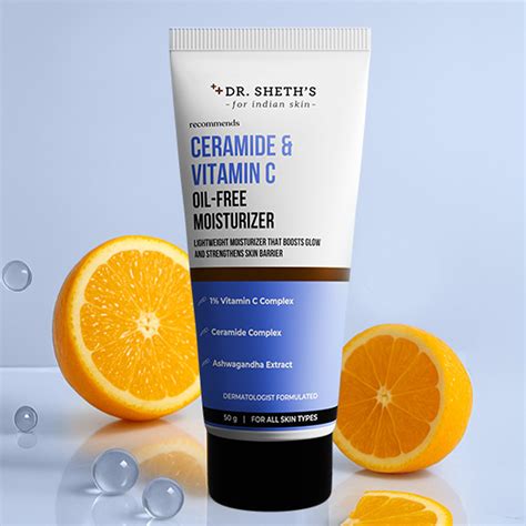 Vitamin C & Ceramide Moisturizer 50g | B1G1 Free – Dr Sheth's