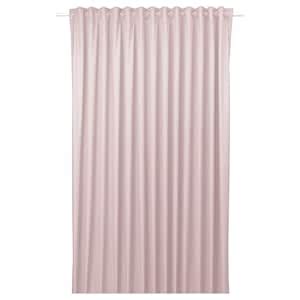 Buy Ikea BENGTA Block-Out Curtain, 1 Piece, Light Pink/with Heading ...