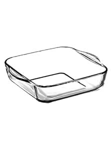 Buy Pasabahce Borcam Borosilicate Glass Microwave Oven Baking Square ...