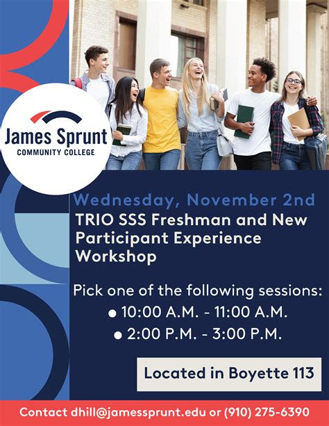 Trio SSS Freshman and New Participant Experience Workshop - James ...