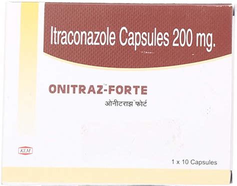 Onitraz-Forte Capsule: Uses, Side Effects, Price, Dosage & More Info ...