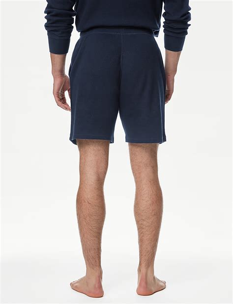 Buy Pure Cotton Waffle Loungewear Shorts at Marks & Spencer