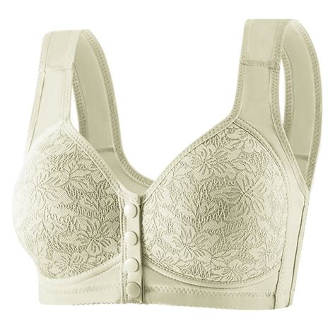 Hauaitttt New Soft Padded Front Closure Bra for Women Comfortable ...