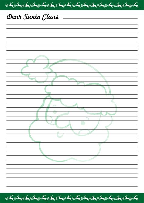 Printable Christmas Letter Template