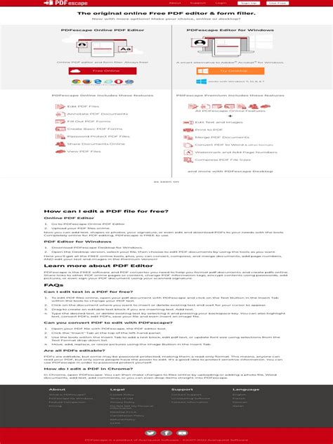 Image result for PDFescape Free PDF Editor