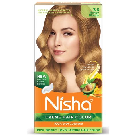 Buy NISHA CREME HAIR COLOR 7.0 DARK BLONDE (60GM+90ML+18ML) PERMANENT ...