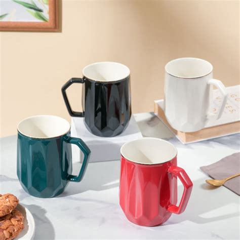 Onyx Black Ceramic Mug 350 ml Online - Premium Coffee Mug | Nestasia