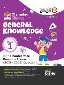 Olympiad Champs General Knowledge Class 1 with Chapter-Wise Previous 8 ...