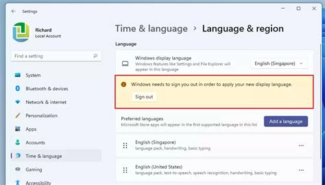 Image result for Change Display Language Windows 11