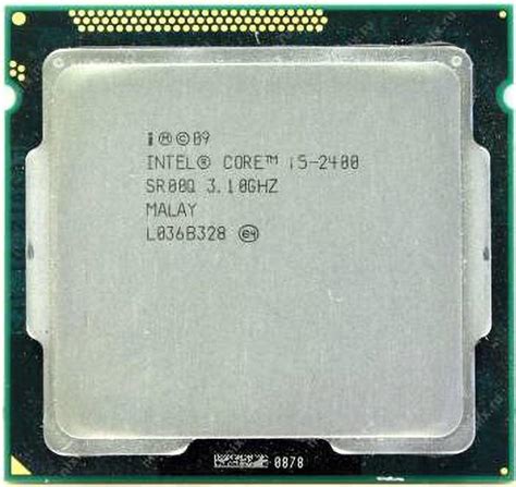 Intel CORE I5 2400 PROCESSOR ( 2ND GENERATION ) 3.1 GHz Upto 3.4 GHz ...