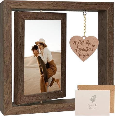 Amazon.com - Couple Picture Frames, Rotating Engagement Picture Frames ...