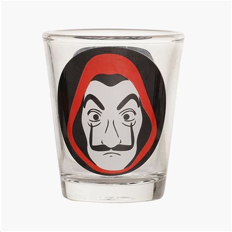Buy EK DO DHAI Set of 4 Bella Ciao Print Shot Glasses - 60ml from Ek Do ...