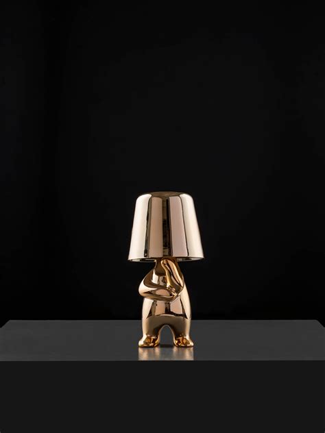 Shop Zoid C Gold Wireless Table Lamp Online – Rosha India