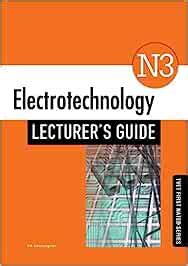 Buy Electrotechnology N3 Lecturer's Guide (TVET First Nated Series ...