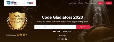 TechGig Code Gladiators 2020: Five coding challenges and more than 1.8 ...