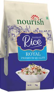 Nourish Royal Premium Quality Basmati Rice (Long Grain) Price in India ...