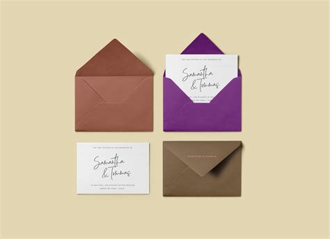 Free Greeting Card with Stylish Envelope Mockup PSD - Good Mockups
