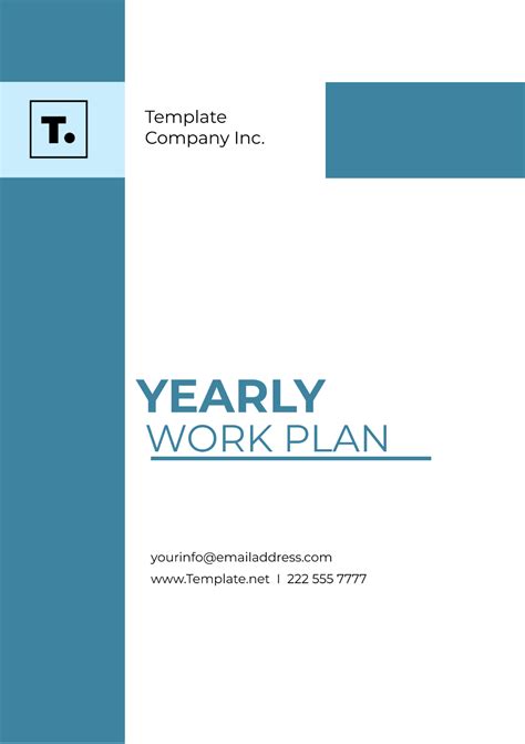 Work Plan Template 的图像结果