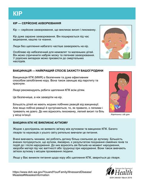 Factsheet: Things to Know About Measles (English, 11 Languages ...