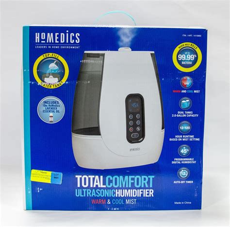 HOMEDICS TOTAL COMFORT ULTRASONIC HUMIDIFIER