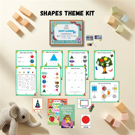 Montessori Smart Learning Kit | Age 2+ | Level 1 | Shapes | PebblePlay
