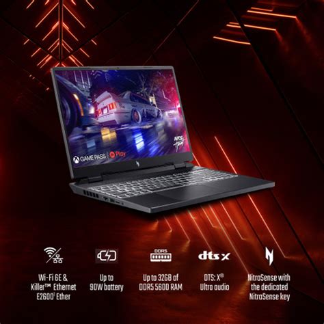 Acer Nitro 16 AMD Ryzen 7 Octa Core 7840HS - (16 GB/512 GB SSD/Windows ...