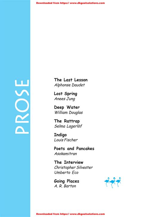 Class 12 English the Last Lesson SWS 的图像结果