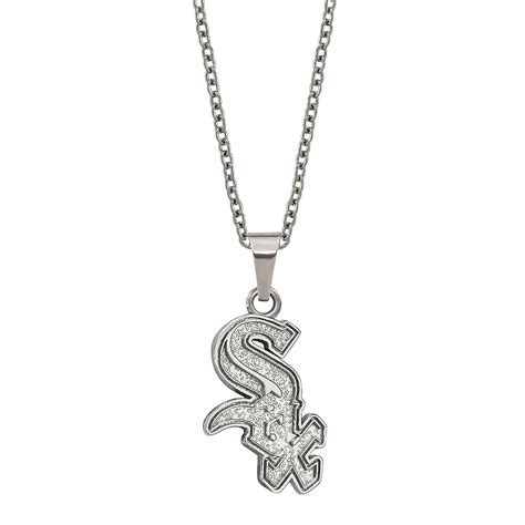 LogoArt Stainless Steel Chicago White Sox Pendant Necklace