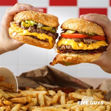 Five Guys Menu Printable