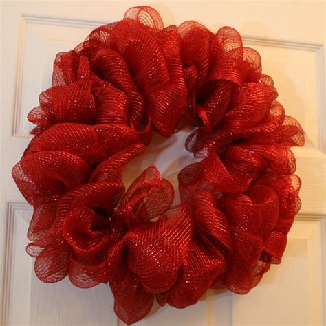 Mesh Ribbon Wreath Tutorial 的图像结果