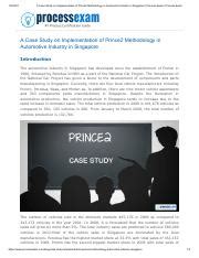 PRINCE2 Project Case Study 的图像结果