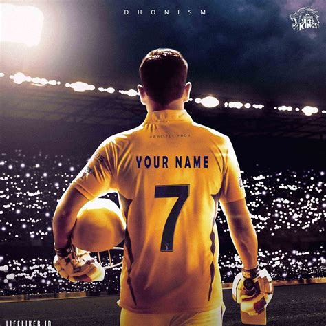 Dhoni CSK dp Generator - Life Liker