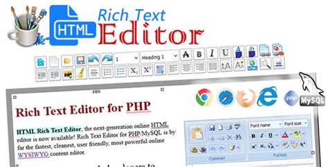 Rich Text Editor HTML 的图像结果