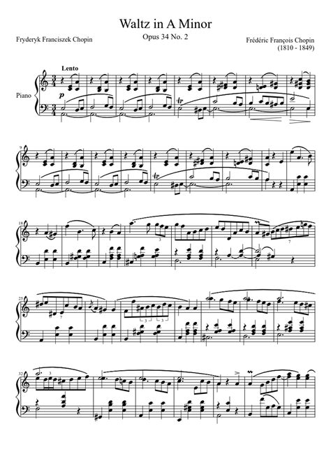 CHOPIN VALSE BRILLANTE OP.34 NO.2 IN A MINOR PDF